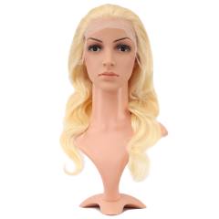 Gerçek Front Lace Dalgalı Platin Tül Peruk - 60-65cm