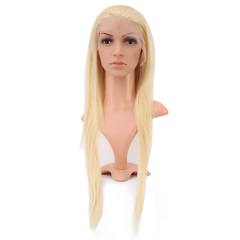 Gerçek Front Lace Düz Platin Tül Peruk - 70-75cm