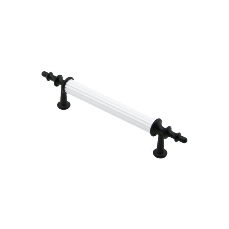 10 Adet Beyaz - Siyah Boru Kulp 9.6CM