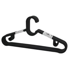 10PCS Plastik - Antrasit Gri Elbise Askısı