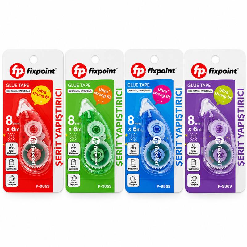 24 Adet Şerit Yapıştırıcı 6MTX8MM