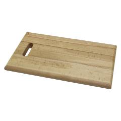25X40CM KALIN=2.5CM Ahşap Kesim Panosu - Et Tahtası El Geçmeli Kulp