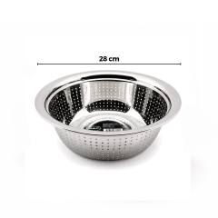 28CM Kulpsuz Paslanmaz Metal Sepet Süzgeç