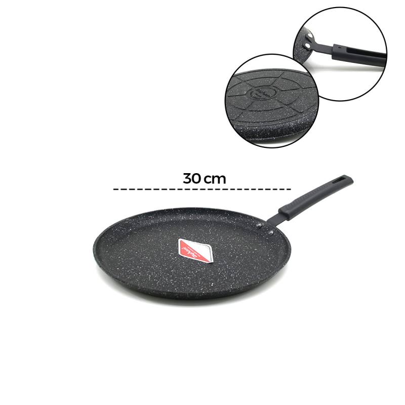 30CM Döküm Krep Tava
