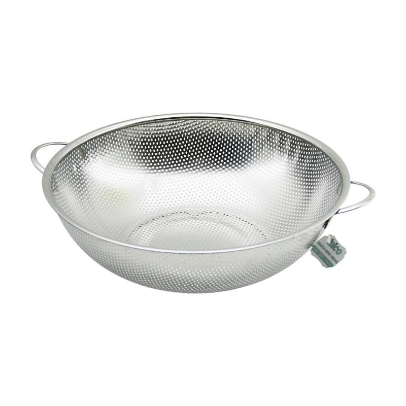 31CM Metal Kulplu Çelik Sepet Süzgeç İnce Tel Ayaklı