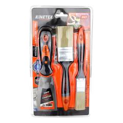 3PCS Boyacı - Nalbur Set 50MM Spatula - 2X Kestirme Fırça