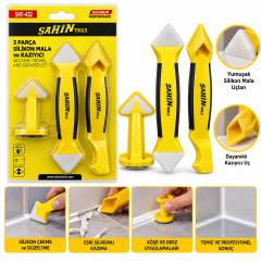 3PCS Silikon - Mala - Derz Kazıyıcı Set