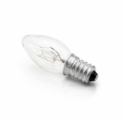 50 Adet Şeffaf Gece Lambası Ampul E14 - 10W C7