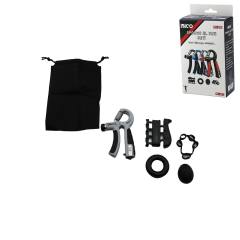 5PCS El Spor Aletleri Seti El Yayı - Halka - Yumurta - Geçmeli Parmaklık - Yaylı Parmaklık