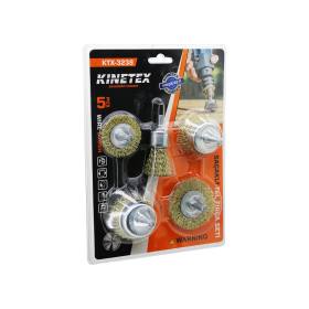 5PCS Saçaklı Çelik Tel - Çanak Fırça Seti KTX-3238