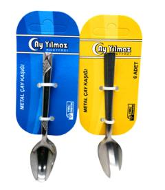 6 Parça Metal Çay Kaşık