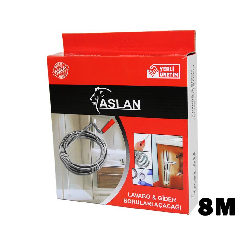 8MT Susta Spral Lavabo - Gider Açar