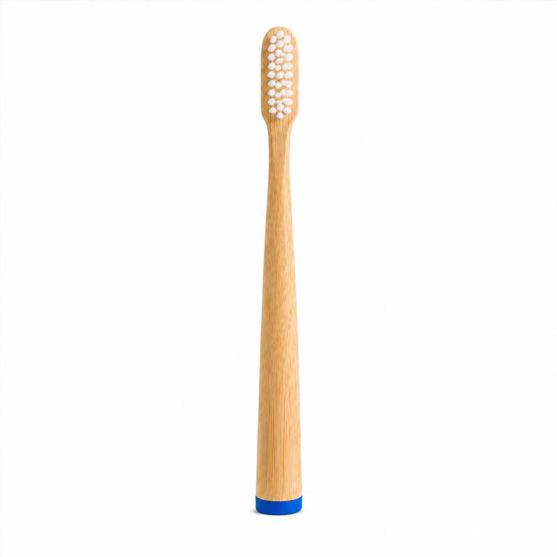 Ahşap - Bambu Mavi Sap - Ayaklı Diş Fırçası