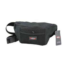 Freebek Bel Çantası 3 Fermuarlı Bölme + 1 Fileli Açık Bölme 10 X 11.5 X 25CM