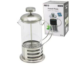 French Press Metal Kafes - Metal Kapak 800ML Cam Bitki Süzgeçi