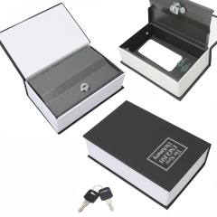 KÜÇÜK=114X80X45MM Kitap Modeli Kilitli Kasa - Kumbara Renkli