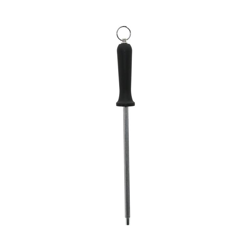 Metal Bilezikli Yuvarlak Masat - Bıçak Bileme Metal Asma Halkalı 30CM