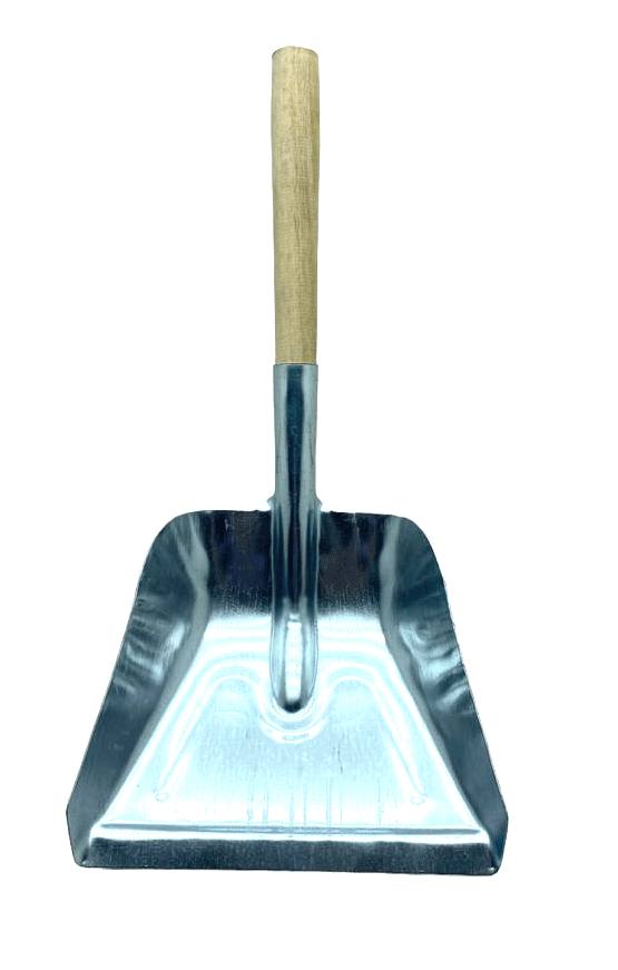 Metal Büyük - Geniş Galvaniz Faraş Kürek Ahşap Saplı