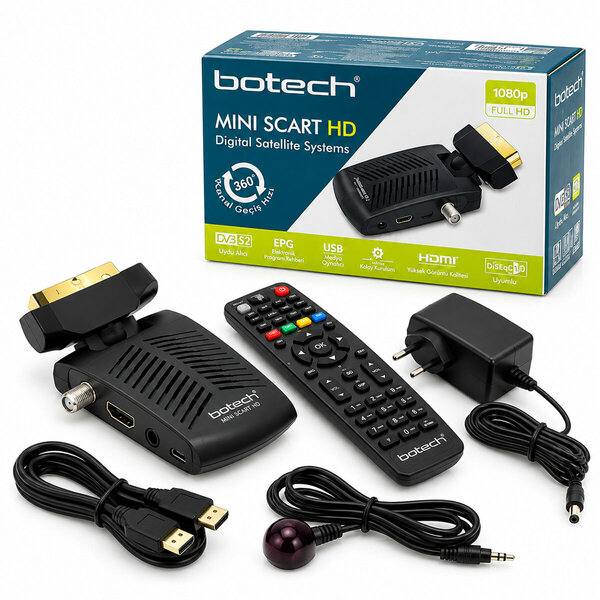 Mını Scart Full Hd 1080P Uydu Alıcısı