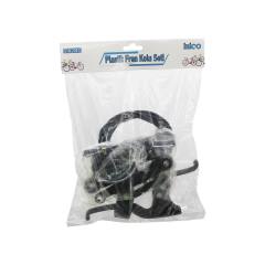 Plastik Bisiklet Fren Takımı Set 2PCS Fren Kolu - 1PCS Fren Teli - 4PCS Fren Mekanizma - Pabuç
