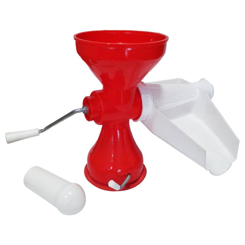 Plastik Süzgeçli - Hazneli Salça Makinesi Metal Kollu Ev Yapımı Firesiz Pratik Kullanım BRKT-312007