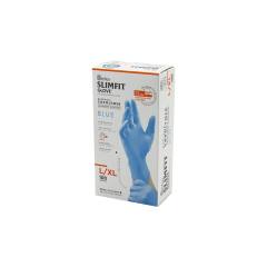 Reflex Slimfit Glove KOD-025 L-xl Mavi Pudrasız Muayene Eldiven 100LÜ