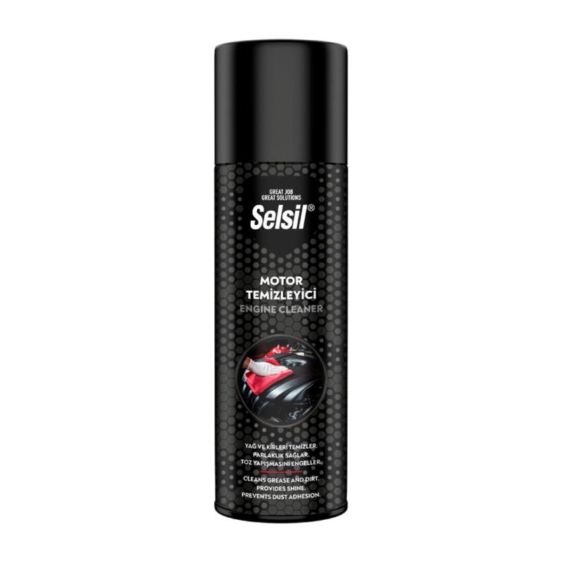 Selsil Oto - Araç Motor Temizleyici - Parlatıcı - Toz Yapışma Engelleyici Sprey 500ML