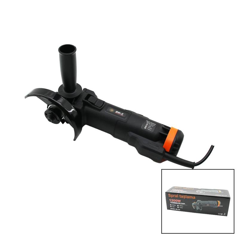 SPRAL TAŞLAMA 1200W SİYAH - TURUNCU 11000/min - 125mm BLL-02
