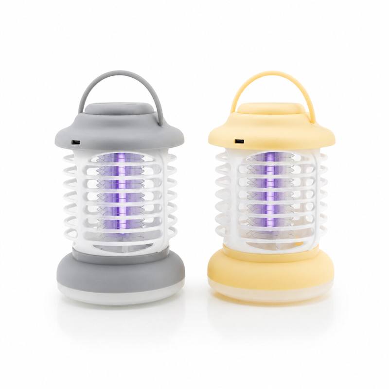 Usb Şarjlı - 2 Renk Işık Asma Aparat - Sessiz Çalışma Uv Işıklı Sinek Kovucu HS-376