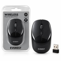 Wıreless - Kablosuz Usb Optical Mouse Vakumlu Ambalaj 1600DPI Pilli= 1AA SMW-89