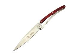 EXT 2990D Deejo Kırmızı Kamp Çakı 22,5cm- Manuel, Kemerlikli, Ultra Hafif