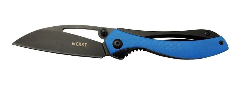 Pleroma 821A BL Mavi Kamp / Outdoor Çakı 18cm - Manuel, Kemerlikli, Kutulu