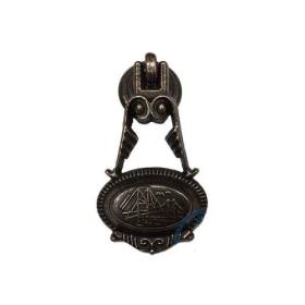 Dekoratif Zamak Sarkaç Küçük Kulp - 30x63mm, Eskitme, 1 Adet