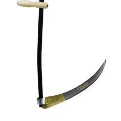 Komple Tırpan - Metal Saplı 6 Parça Set - Ahşap Elcik 80 cm
