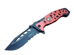MX50 Testereli Outdoor Çakı 21 cm - Otomatik, Kemerlikli