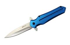 4224 Mavi Kamp Çakı 21cm- Yarı Otomatik, Kemerlikli