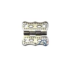 Papatya Menteşe - Küçük 20x20 mm, Nikel, 100 Adet