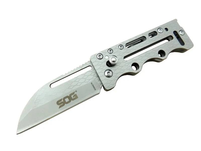 AC78 Gri Yaprak Kamp Çakı 14,5 cm - Metal Sap, Kılıflı