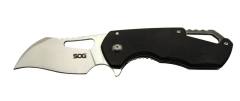 İsonzo 1396BK Siyah Kamp Çakı 18cm - Yarı Otomatik, Kemerlikli, Kutulu