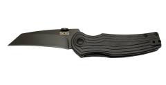 Pinkerton 0689 BK Siyah Kamp Çakı 18cm - Yarı Otomatik, Kemerlikli, Kutulu
