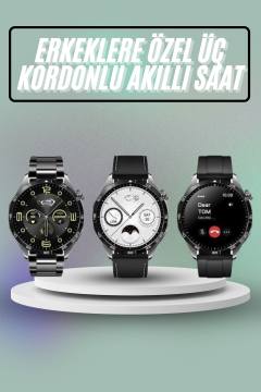 Akıllı Saat Ios Ve Android Tüm Telefonlara Uyumlu Çok Fonksiyonlu Amoled Ekran