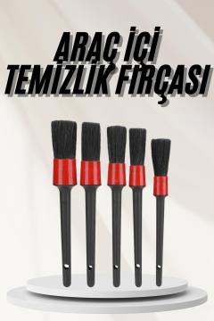 Araç İçi Led Aksesuar 5 Farklı Detaylı Araba Temizlik Fırçası Oto Temizleme Fırçası