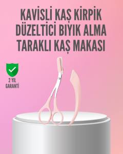 Kaş ve Kirpik Şekillendirme İçin Yüz Bakım Makası