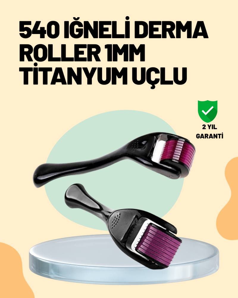 Cilt Yenileyici Derma Roller – Mikro İğneli Bakım Aracı