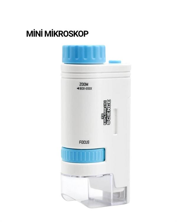 Mini Çocuk Mikroskobu