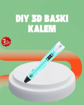 Üç Boyutlu 3D Yazıcı Kalem ABS ve PLA Uyumlu