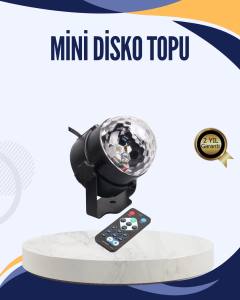 Müzik Sensörlü Renkli LED Parti Işığı