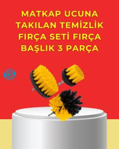 Matkap Ucu Temizlik Aparatı 3’lü Fırça Seti