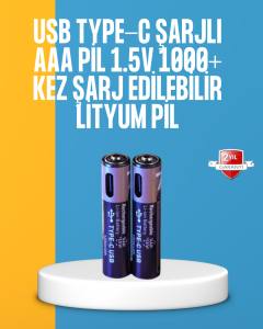 Lityum AAA Pil – Düşük Enerji Tüketen Cihazlar İçin Maksimum Dayanıklılık