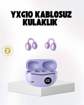 Bluetooth YXG10 Kulak Arkası Tasarım Cilt Dostu Silikon Hafif Yapı